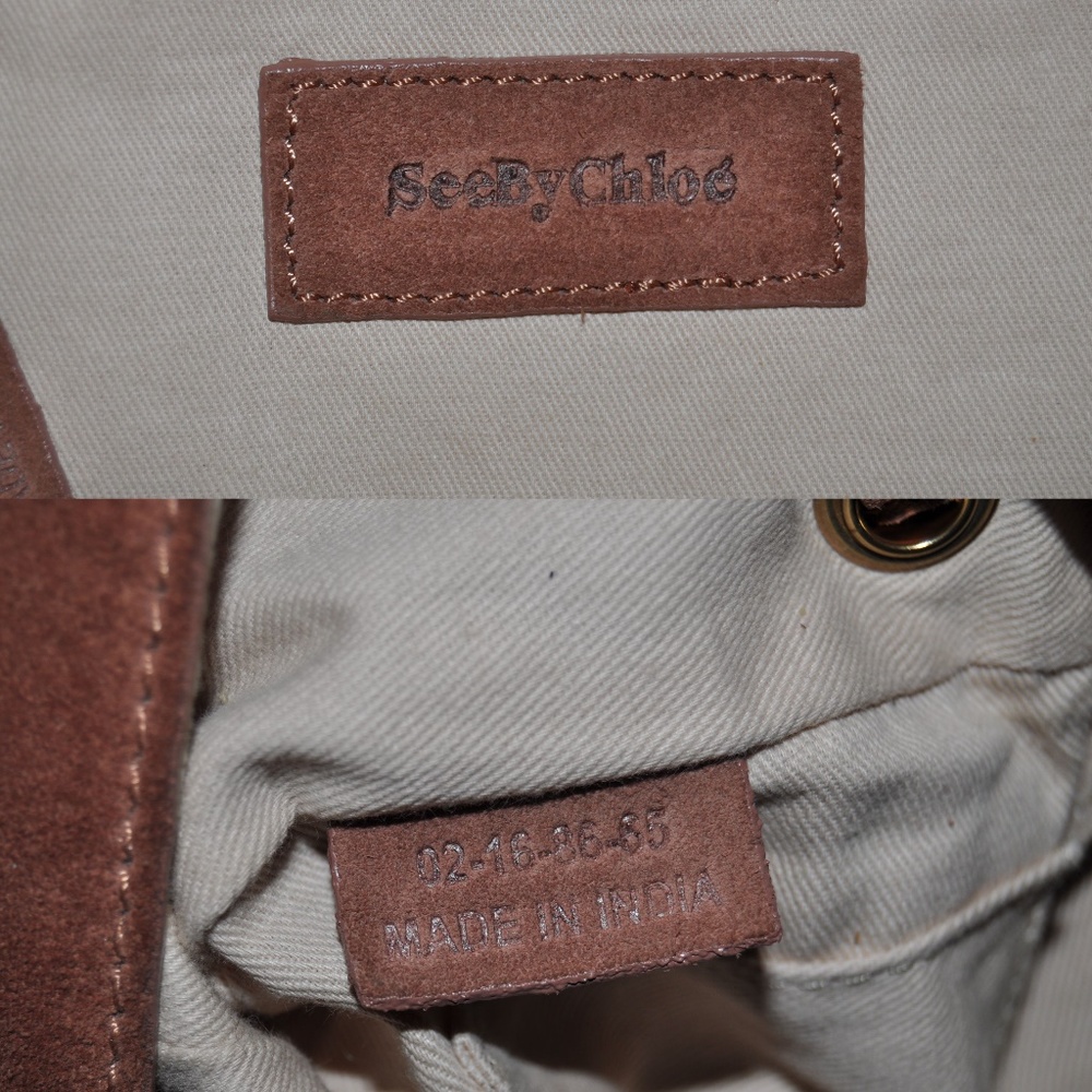 SEE BY CHLOÉ Collins Leather & Suede Messanger Bag - Picture 7 of 8